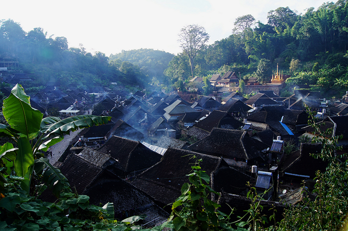 景迈山古茶园村落风光